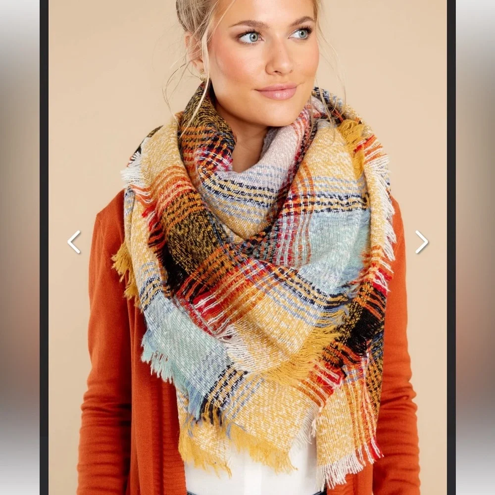 Beautiful plaid scarf